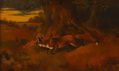 John Alfred Wheeler, Untitled, oil on board 23 x 36cm