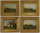 George B Newmarch, Untitled, oil on board 13 x 18cm (4)