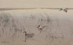 Eric Ennion, Untitled, watercolour 33 x 51cm Exhibited: Greatorex Galleries