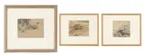 Richard Barrett Talbot Kelly, Untitled, pen and ink and watercolour 19.5 x 27cm