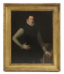 Giovanni Battista Moroni, Untitled, in a carved giltwood frame Provenance: Lane Fine Art