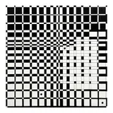 Vasarely by Alicia Gamus, 2017, Lápiz, acrílico y collage sobre tela, offered Jan 2022