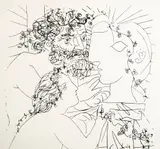 Pablo Picasso, De la serie Suite Vollard, Serigrafía a partir del original