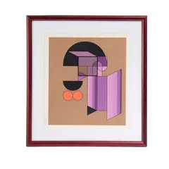 Composición geométrica by Manuel Felguérez, Serigrafía, offered Dec 2021