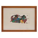 Italia, de la carpeta Miró Escultor by Joan Miró, 1974, Litografía sin número de tiraje, offered Dec 2021