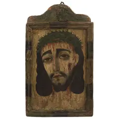 MÉXICO, SIGLO XIX by Santa Faz, Óleo sobre madera, offered Dec 2021