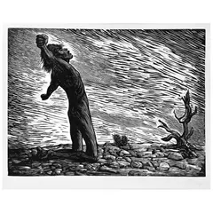 Tengo sed by Leopoldo Méndez, Xilografía sin número de tiraje, offered Dec 2021