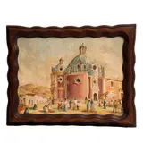 J. Cortés, México, siglo XX, Óleo sobre tela