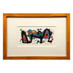 Portugal. De la serie Miró Escultor No. 1974- by Joan Miró, 1975, Litografía sin número de tiraje, offered Nov 2021