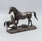 Anónimo, 2 caballos