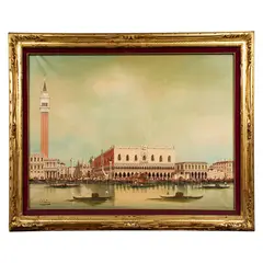 Vista veneciana by G. Vitali, Óleo sobre tela, offered Nov 2021