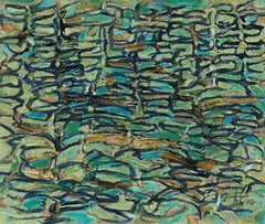 Hann Trier, "Labyrinth III", 1960, Öl auf Leinwand