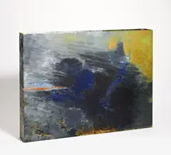 Julia Lohmann, Ohne Titel, 1988, Öl und Lack auf Aluminium