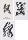 Karl Otto Götz, Konvolut von 2 Lithografien