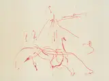 Joseph Beuys, Aus: Hommage à Picasso, 1973, Farblithografie auf grünlichem Bütten