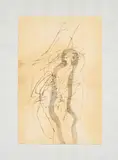Joseph Beuys, Blitz und Bienenkönigin (Aus: Suite Schwurhand), 1980, Aquatinta und Lithografie auf Papier, auf grauem Rives aufgewalzt