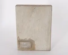Wolf Vostell, Betonierungen, 1971, Buch und Beton