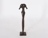 Lothar Fischer, Hüllenstatuette, 1973, Bronze, braun patiniert
