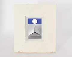 Fritz Ruoff, Multiple FRm 3, Metall, Acryl, Holz, in Holzrahmen
