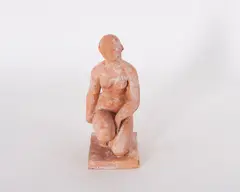 Alfred Lörcher, Hockende, Terrakotta