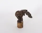 Karl Bobek, Weiblicher Torso, Bronze, braun patiniert