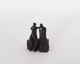 Gustav Seitz, Zwei Figuren III, 1961, Bronze, dunkelbraun patiniert