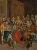 Frans Francken Ii., Die Hochzeit zu Kanaa, Öl auf Kupfer