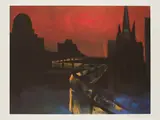 Rainer Fetting, Berliner Mauer, 1988, Farblithografie auf Velin