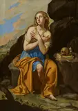 Artemisia Gentileschi, Die Heilige Maria Magdalena, Um 1650-1654, Öl auf Holz
