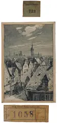 Friedrich Kallmorgen, Zum Condor, Hamburg Altona, Um 1890, Lavierte Tuschezeichnung auf festem Papier