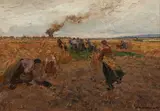 Friedrich Kallmorgen, "Dorfbrand"