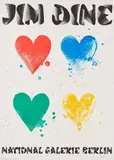 Ausstellungsplakat Nationalgalerie Berlin by Jim Dine, 1971, Farblithografie auf festem Velin, sold Sep 2021