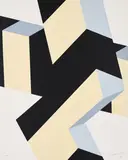 Allan D'Arcangelo, Ohne Titel (Aus: AAp 12), 1969, Farbserigrafie auf leichtem Karton
