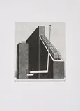 Konrad Klapheck, Der Gesetzgeber, 1980, Aquatinta auf Hahnemühle (Wasserzeichen)