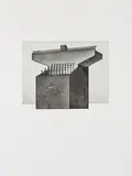 Konrad Klapheck, Der mütterliche Vater (Schreibmaschine Titan), 1980, Radierung auf BFK RIVES (Wasserzeichen)