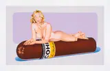 Mel Ramos, Hav-a-Havanna #10, 2015, Farblithografie auf Hahnemühle (Wasserzeichen)