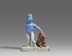 Sternzeichen Löwe by Markus Lüpertz, 2018, Bronze, handbemalt, sold Nov 2023