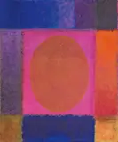 Heinz Mack, "Ikone und Medaillon", 2008, Acryl auf Leinwand