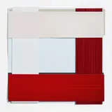 "Face 61" by Imi Knoebel, 2003/15, Acryl auf Kunststofffolien, collagiert, sold Jun 2021