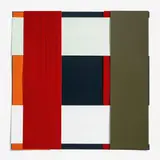 "Face 65" by Imi Knoebel, 2003/16, Acryl auf Kunststofffolien, collagiert, sold Jun 2021