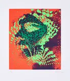 Otto Piene, Lichtballett I, 1964/72, Farbserigrafie auf Leichtem Karton