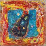 Norbert Prangenberg, Ohne Titel, Wasserfarbe und Pigment auf Leinwand