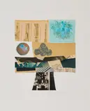 Horsefeathers Thirteen-III by Robert Rauschenberg, 1972, Farbige Offsetlithografie und -serigrafie, Prägedruck und Collage auf Moulin du Verger du Puymoyen handmade (Angoumois à, sold Jun 2021
