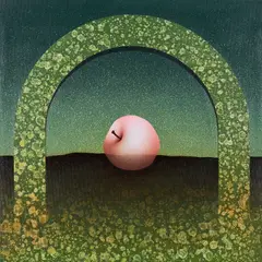 Vanni Viviani, "Sospero nell'Arco esistenziale", 1980, Acryl auf Leinwand