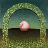 Vanni Viviani, "Sospero nell'Arco esistenziale", 1980, Acryl auf Leinwand