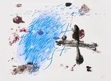 Ohne Titel by Antoni Tàpies, 1972, Farblithografie auf ARCHES FRANCE (Wasserzeichen), sold Jun 2021
