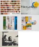 Robert Rauschenberg, Works from Captiva, 1978, Ausstellungsplakat mit Ausstellungsprospekt in Jutebeutel. Plakat: Offset auf glattem Papier