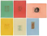 Dieter Roth, Unterhaltungsmusik I, 1969, Portfolio mit 11 Farbradierungen auf gefärbtem, handgeschöpftem Bütten
