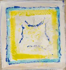 Norbert Prangenberg, Ohne Titel, 1987, Wasserfarbe, Pastell und Bleistift auf Leinwand