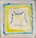 Norbert Prangenberg, Ohne Titel, 1987, Wasserfarbe, Pastell und Bleistift auf Leinwand